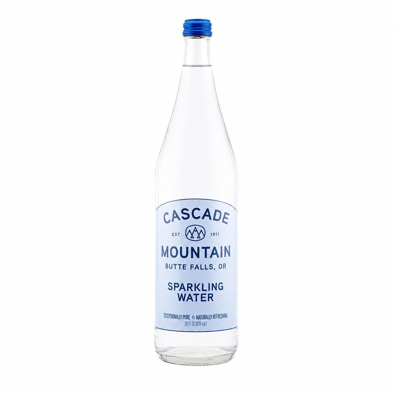 Cascade Mountain Sparkling Water - 12 Pack - 12 oz Glass