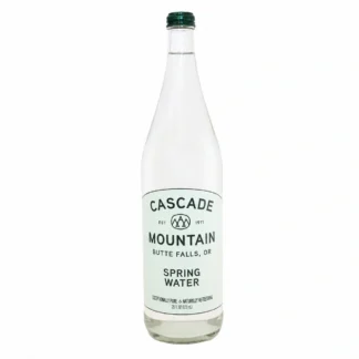 Cascade Mountain Spring Water - 12 Pack - 28 oz Glass