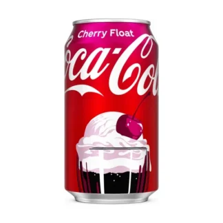 Cherry Coca-Cola Float - 24 Pack - 12oz (Cans)