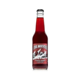 Cool Mountain Soda - 24 Pack - Black Cherry 12oz Glass