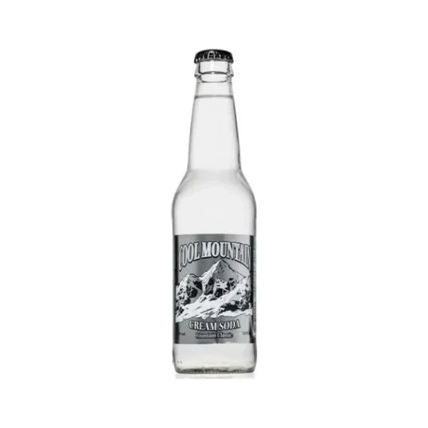 Cool Mountain Soda - 24 Pack - Cream Soda 12oz Glass