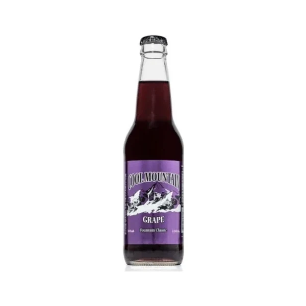 Cool Mountain Soda - 24 Pack - Grape 12oz Glass