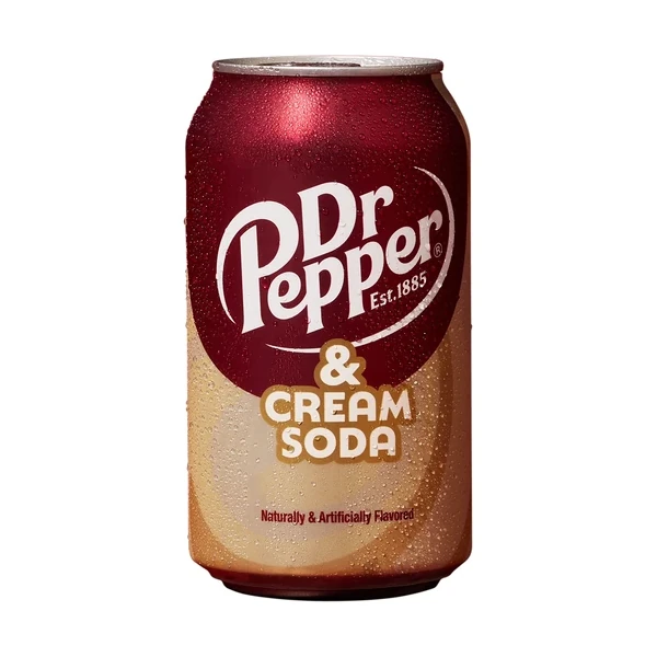 Dr Pepper Cream Soda - 24 Pack - 12oz (Cans)