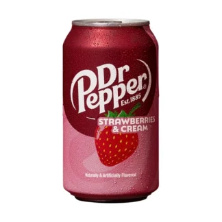 Dr Pepper Strawberries & Cream - 24 Pack - 12oz (Cans)