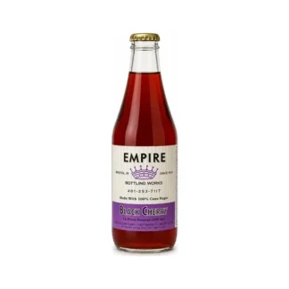 Empire Bottling Works Soda - 24 Pack - Black Cherry 12oz (Glass)