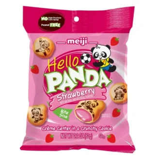 Hello Panda Biscuit Cookies - 6 Pack - Strawberry 2.2oz