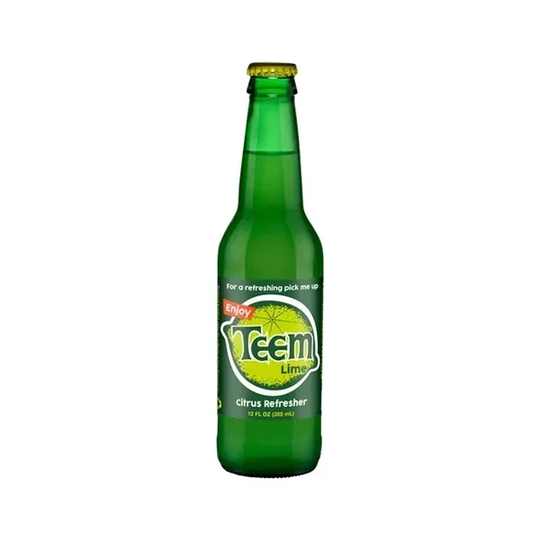 Teem Lime Soda - 24 Pack - 12oz Glass
