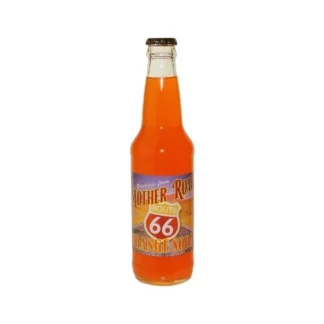 Mother Road Route 66 Craft Sodas - 24 Pack - Orange Soda 12oz Glass