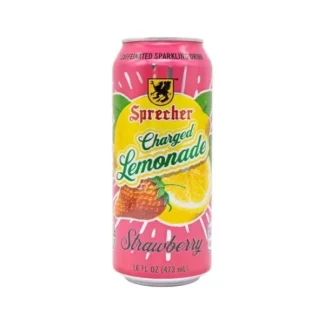 Sprecher Charged Lemonade - 12 Pack - Strawberry 16oz Cans