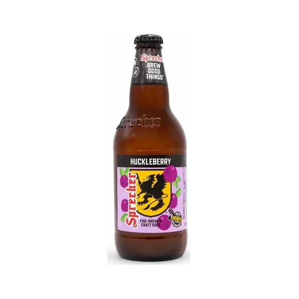 Sprecher Craft Sodas – 24 Pack – Huckleberry Soda 16oz Glass