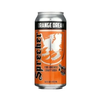 Sprecher Craft Sodas - 24 Pack - Orange Dream 16oz Cans