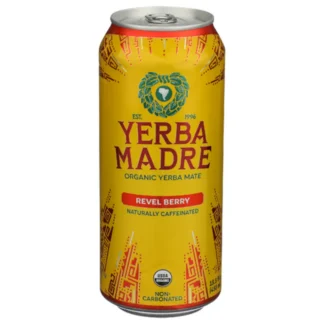 Yerba Madre Revel Berry Yerba Mate – 12 Pack – 16oz Cans