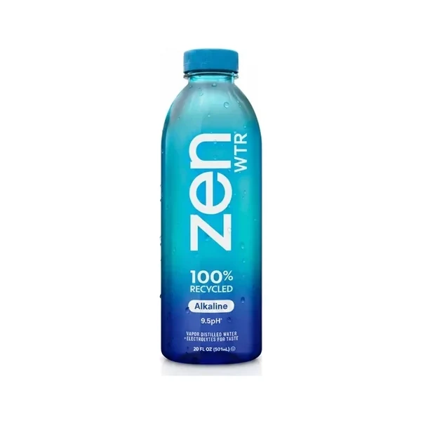 Zen WTR Vapor Distilled Alkaline Water – 12 Pack – 500ml Plastic Bottles