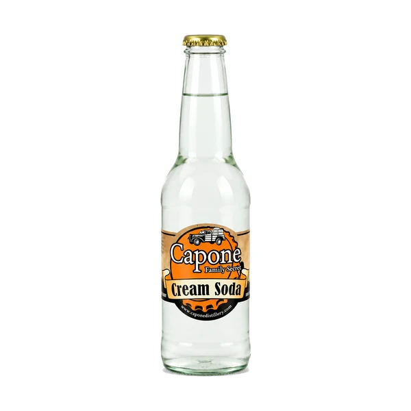 Capone Family Secret Cream Soda – 24 Pack – 12oz (Glass)