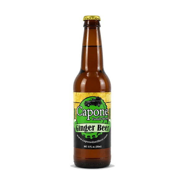 Capone Family Secret Ginger Beer – 24 Pack – 12oz (Glass)