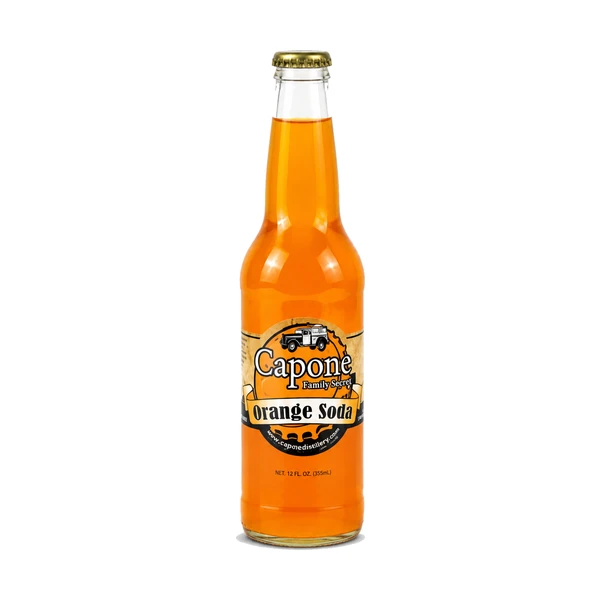 Capone Family Secret Orange Soda – 24 Pack – 12oz (Glass)