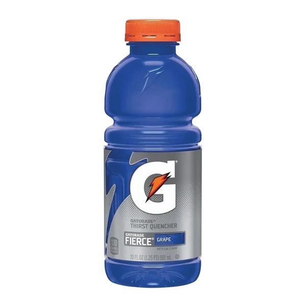Gatorade Sports Drink - 24 Pack - Grape 20oz (Plastic)