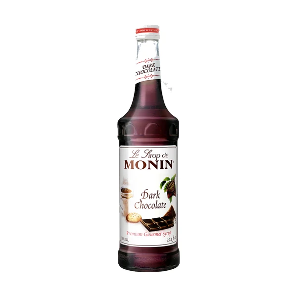 Monin Dark Chocolate Syrup – 12 Pack – 750ml (Glass)