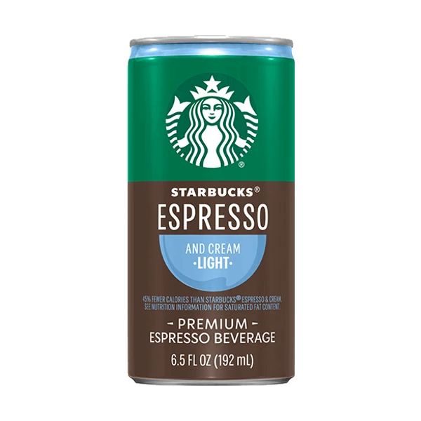 Starbucks Double Shot Espresso And Cream Light - 12 Pack - 6.5oz (Can)
