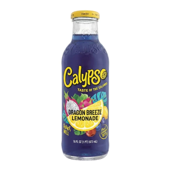 Calypso Dragon Breeze Lemonade - 12 Pack - 16oz (Glass)