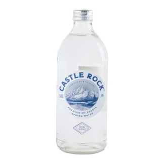 Castle Rock Mt. Shasta Spring Water - 24 Pack - 500ml (Glass)